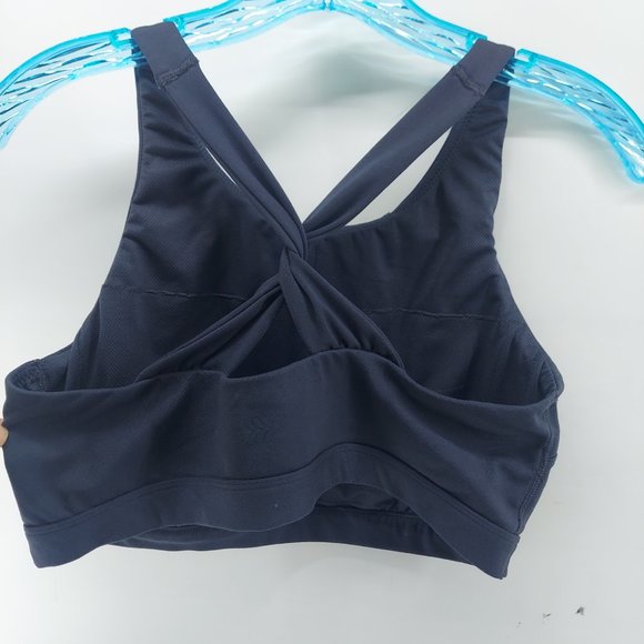 ALL IN MOTION slate light support simplicity twist sports bra large - Picture 3 of 6